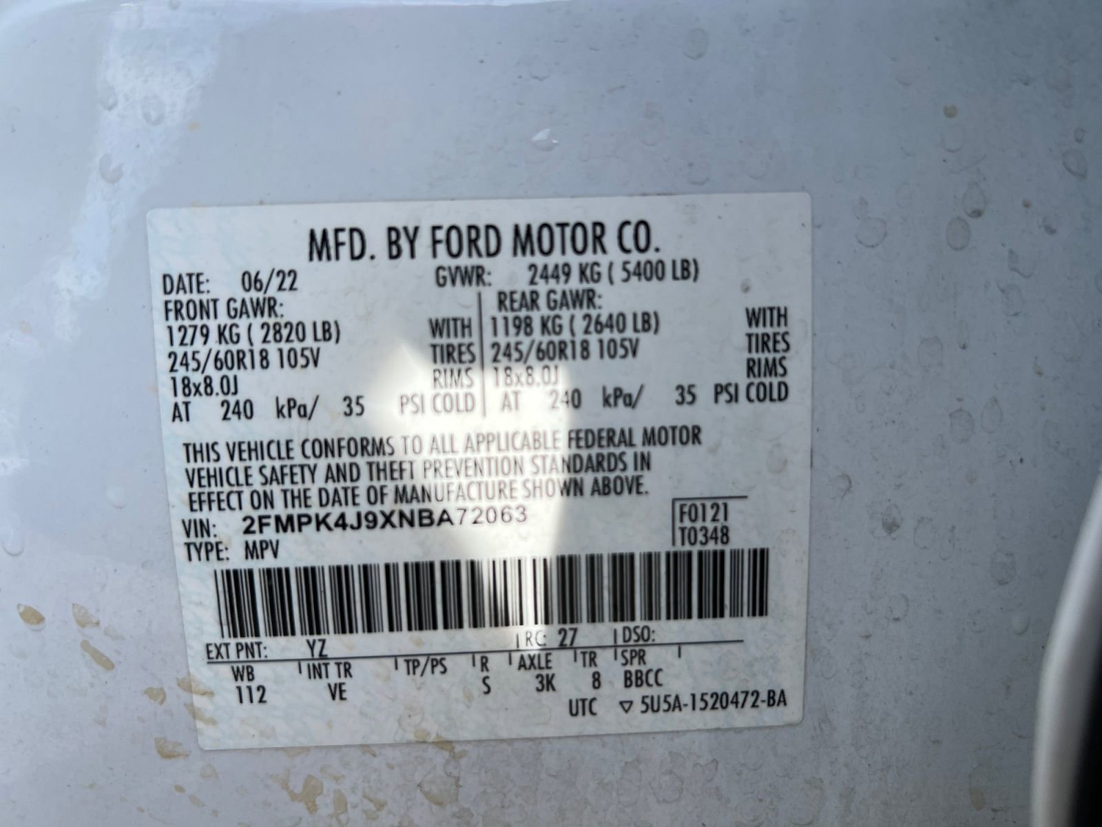 Used 2022 Ford Edge SEL w/ Convenience Package AWD/4WD image 38