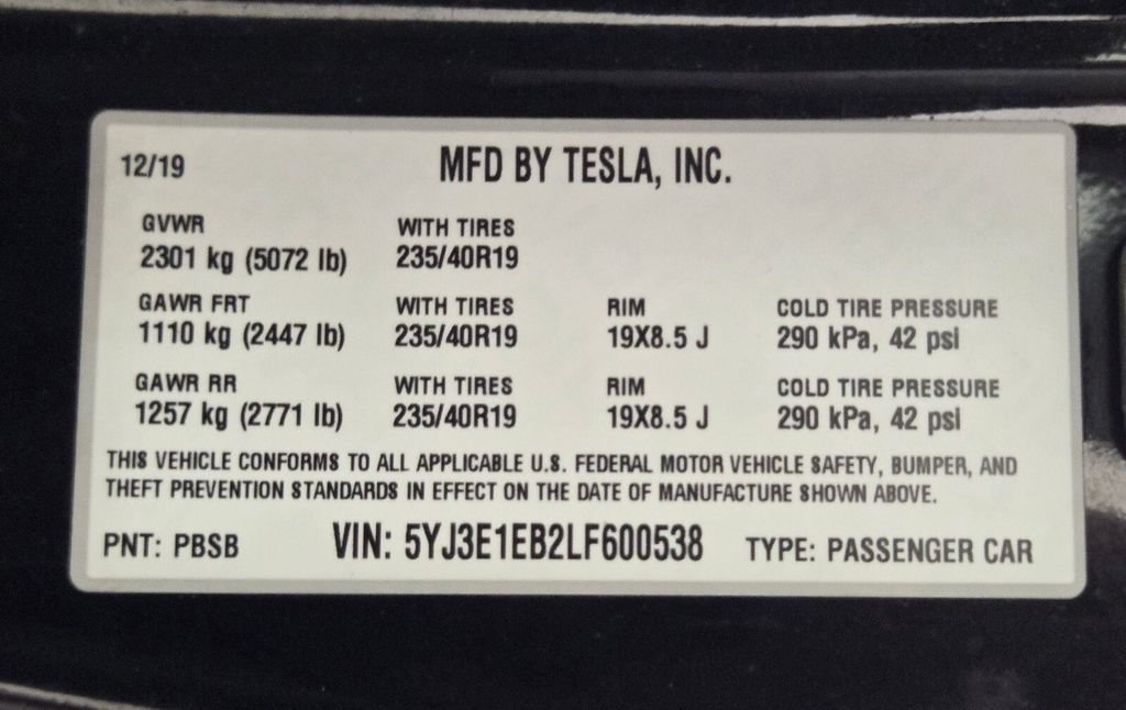 Used 2020 Tesla Model 3 Long Range AWD/4WD image 33