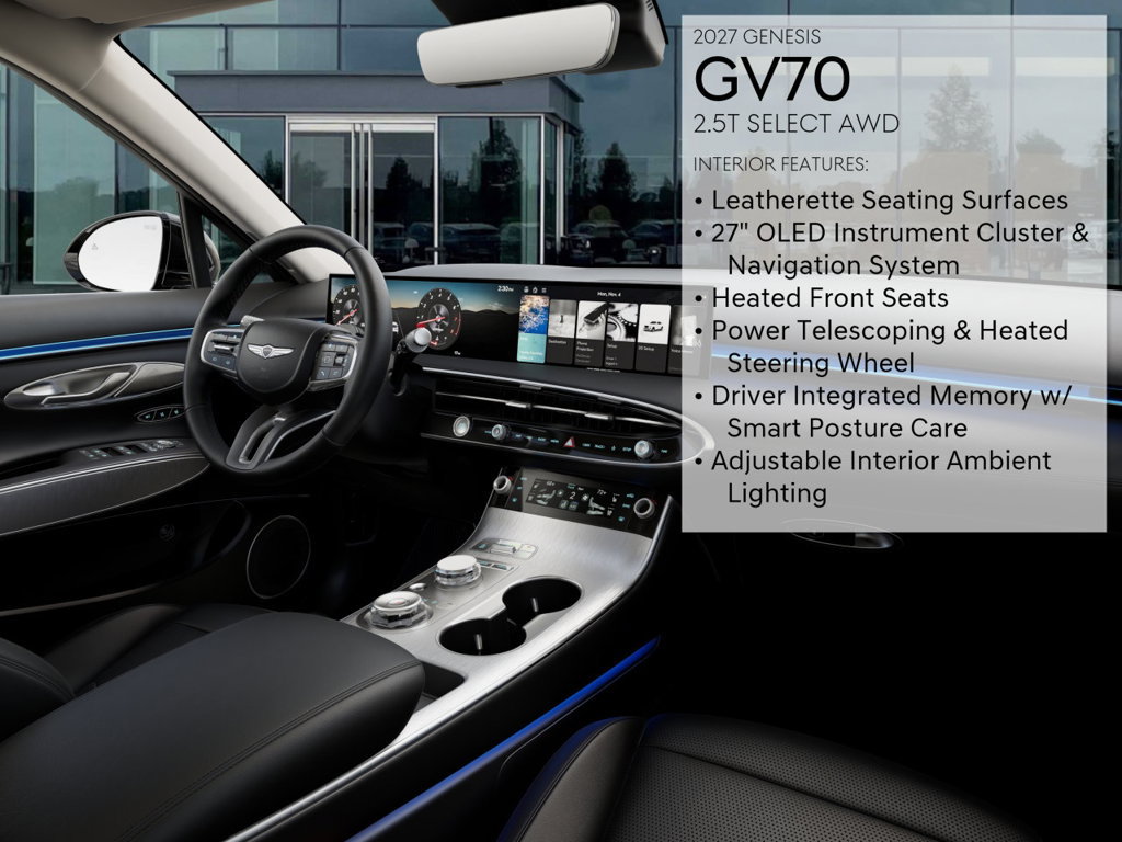 New 2027 Genesis GV70 2.5T Select AWD/4WD image 17