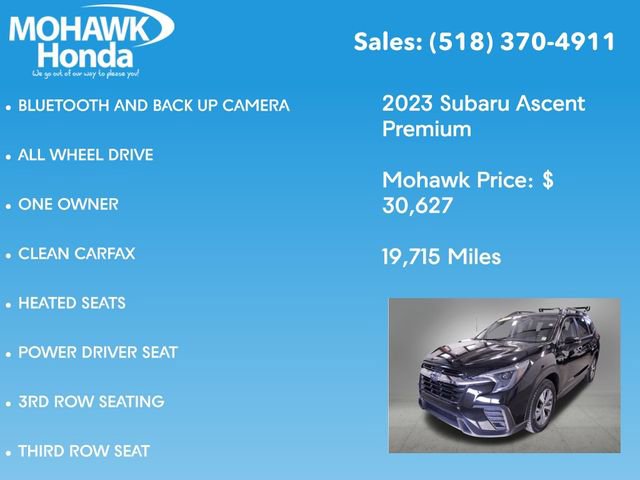 Used 2023 Subaru Ascent Premium w/ Convenience Package image 7