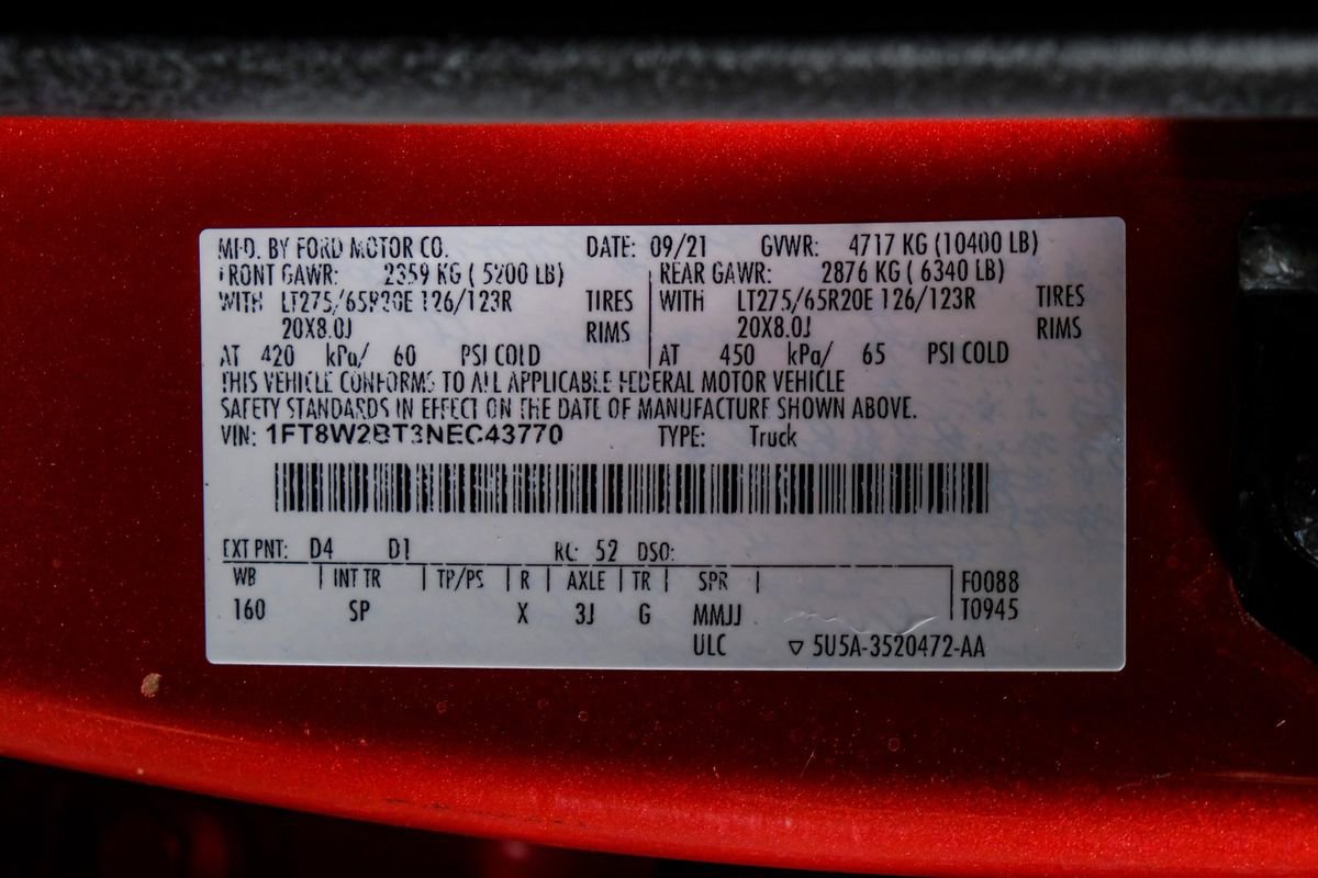 Used 2022 Ford F250 King Ranch w/ King Ranch Ultimate Package image 63