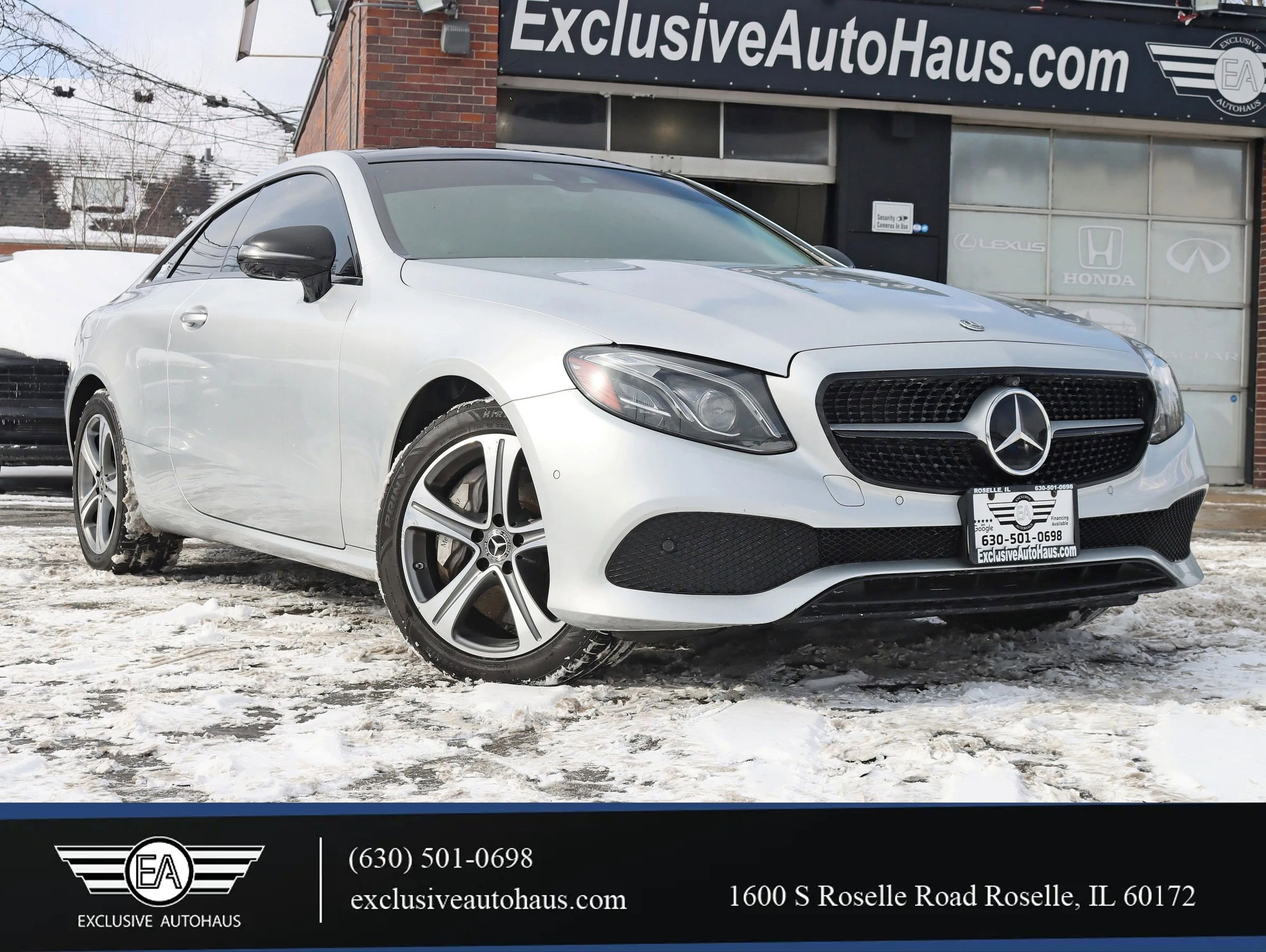 Used 2018 Mercedes-Benz E 400 4MATIC Coupe image 1