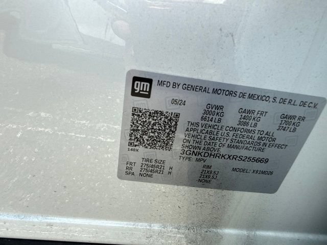 Certified 2024 Chevrolet Blazer EV RS RWD image 7