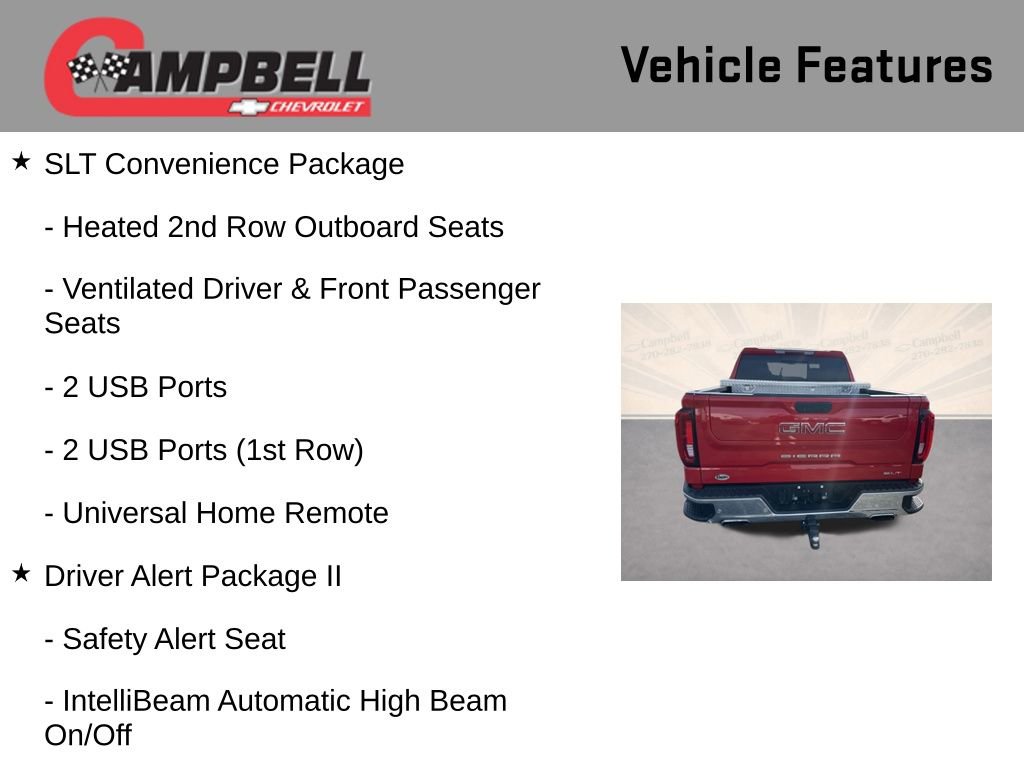 Used 2019 GMC Sierra 1500 SLT w/ SLT Premium Plus Package image 31