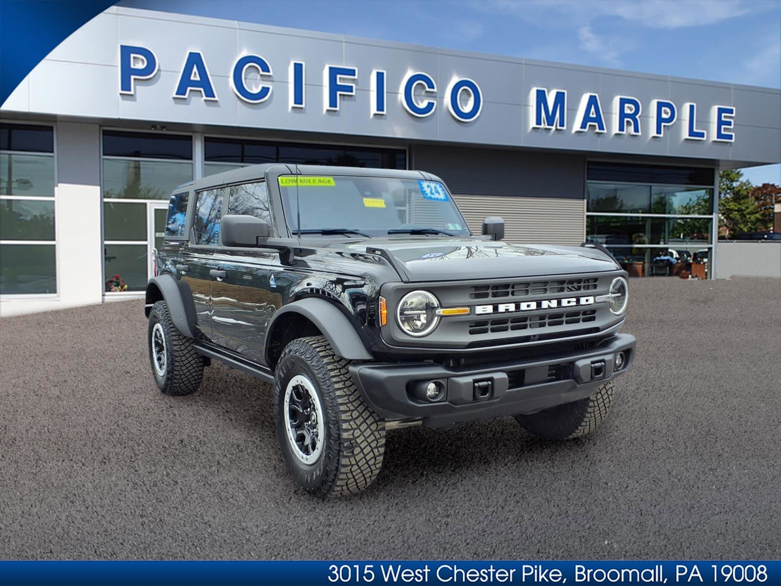 Certified 2024 Ford Bronco Black Diamond w/ Sasquatch Package