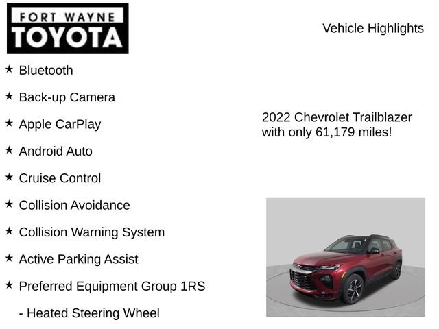 Used 2022 Chevrolet TrailBlazer RS AWD/4WD image 7