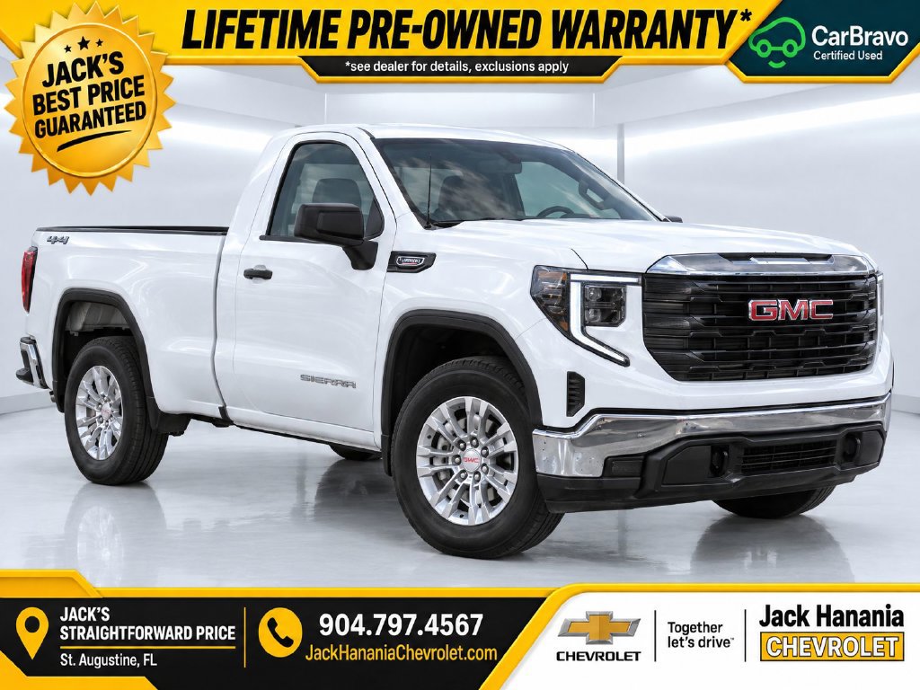 Certified 2025 GMC Sierra 1500 Pro w/ Pro Value Package