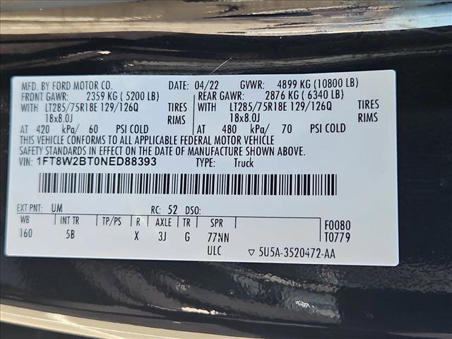 Used 2022 Ford F250 Lariat w/ Tremor Off-Road Package image 26