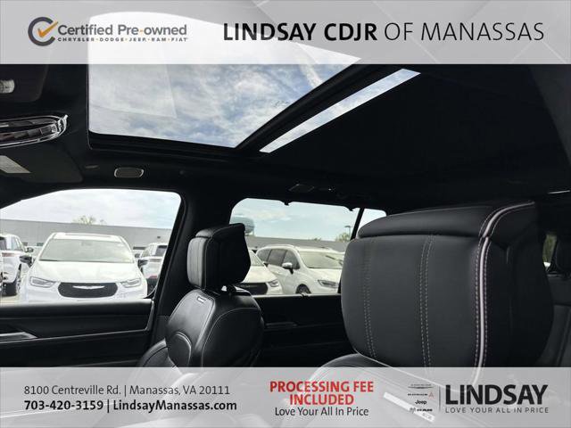 Certified 2024 Jeep Grand Wagoneer L Series II w/ Quick Order Packagew 28T image 19