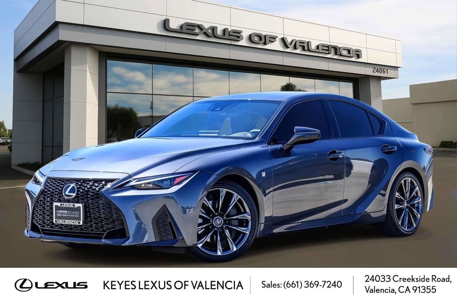Certified 2025 Lexus IS 350 F Sport w/ Accessory Package RWD image 1