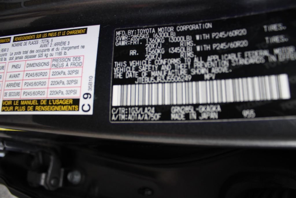 Used 2018 Toyota 4Runner Limited AWD/4WD image 33