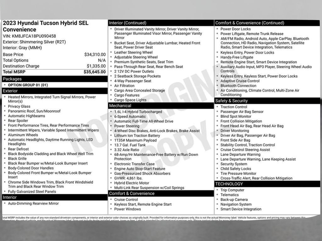 Certified 2023 Hyundai Tucson SEL image 41