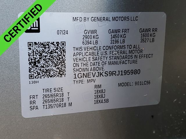 Certified 2024 Chevrolet Traverse Z71 image 33