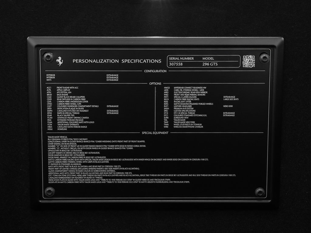 Certified 2024 Ferrari 296 GTS image 14