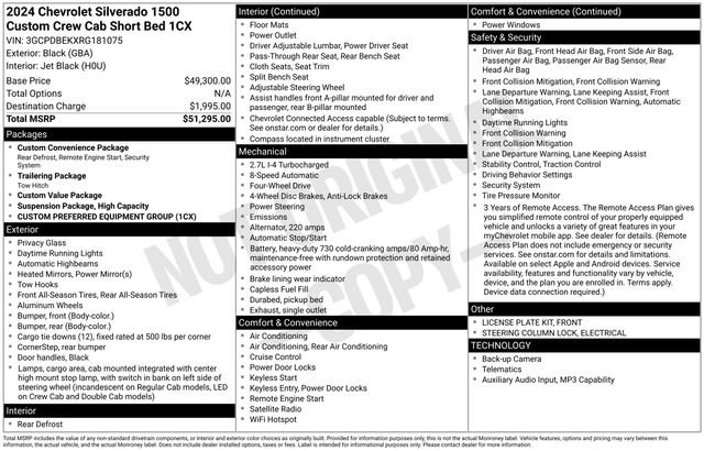 Used 2024 Chevrolet Silverado 1500 Custom image 38