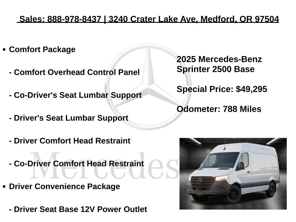 Used 2025 Mercedes-Benz Sprinter 2500 image 5