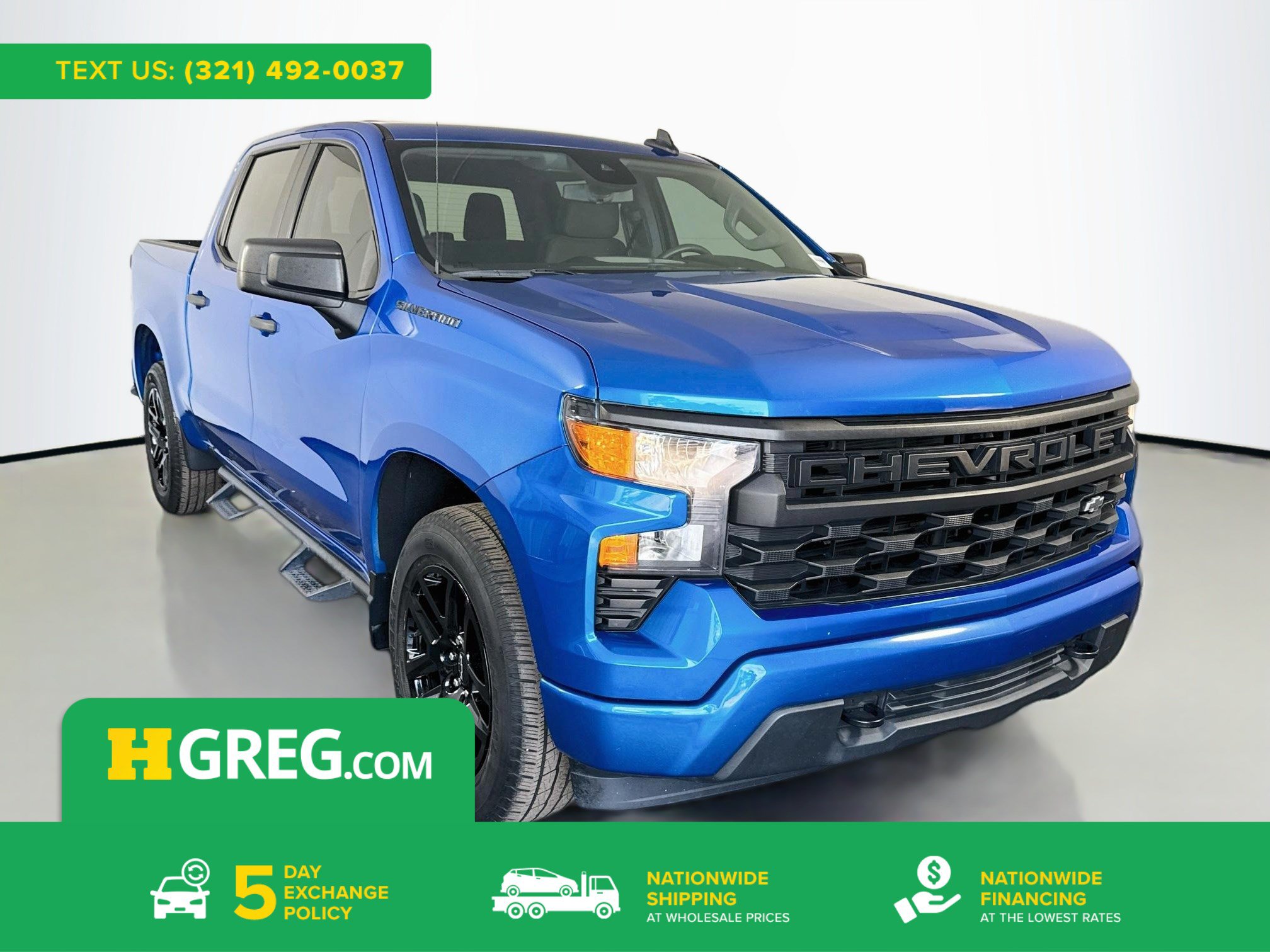 Used 2022 Chevrolet Silverado 1500 Custom RWD image 1