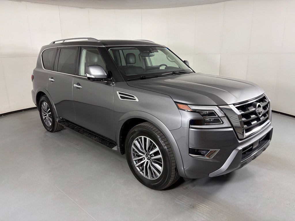 Certified 2024 Nissan Armada SL w/ Captain's Chairs Package RWD image 2