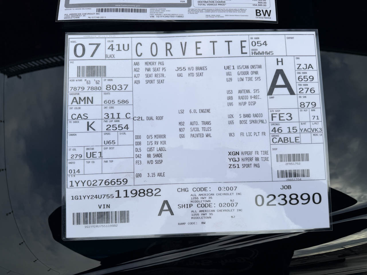 Used 2005 Chevrolet Corvette Coupe w/ Preferred Equipment Group image 30