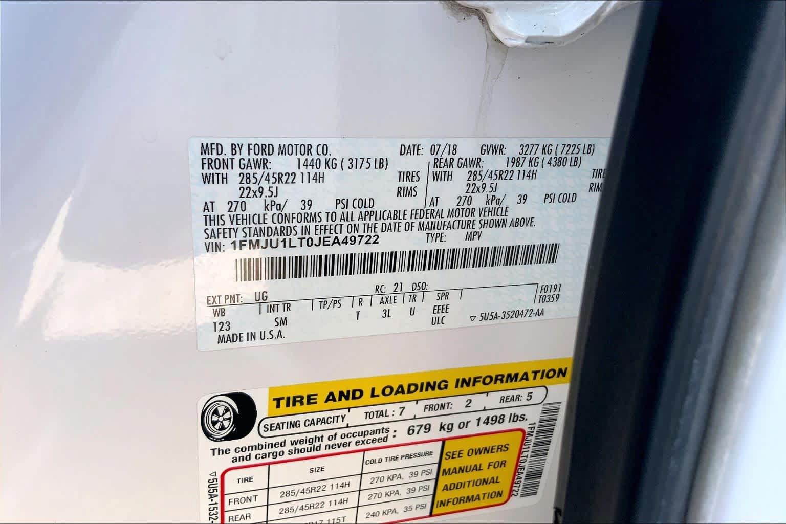 Used 2018 Ford Expedition Platinum RWD image 29