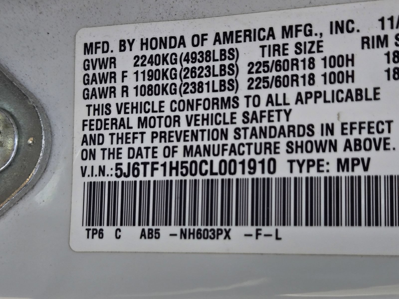 Used 2012 Honda Crosstour EX-L image 12