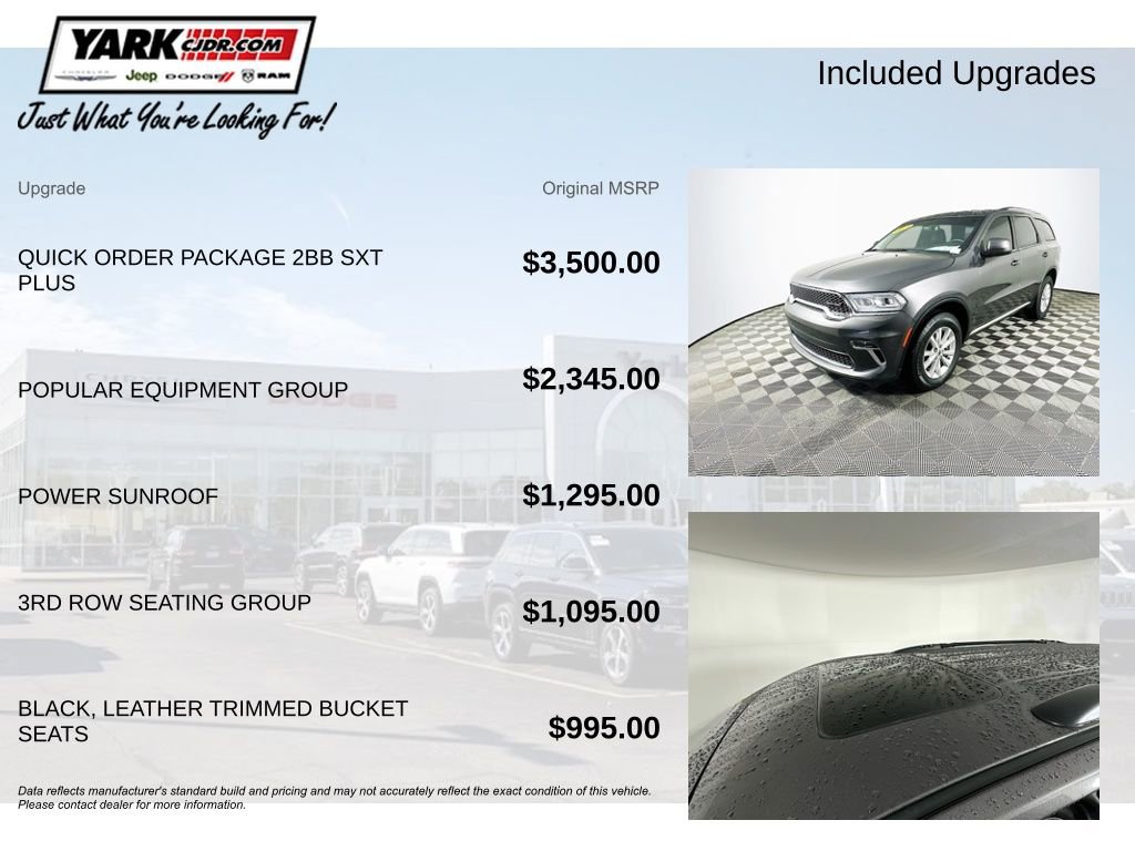 Certified 2021 Dodge Durango SXT image 5