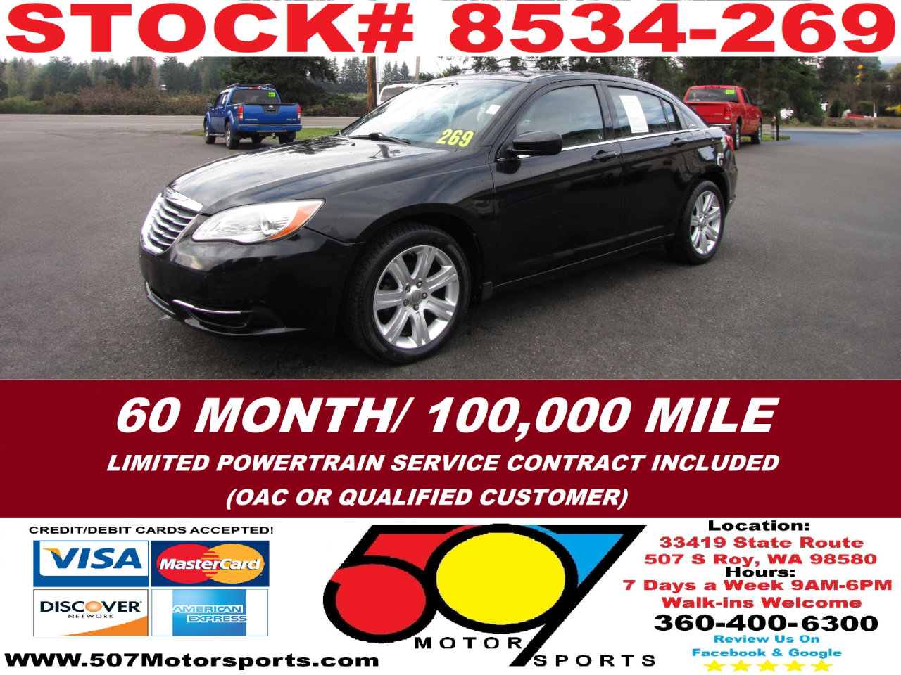 Used 2013 Chrysler 200 Touring w/ S Exterior Appearance Pkg