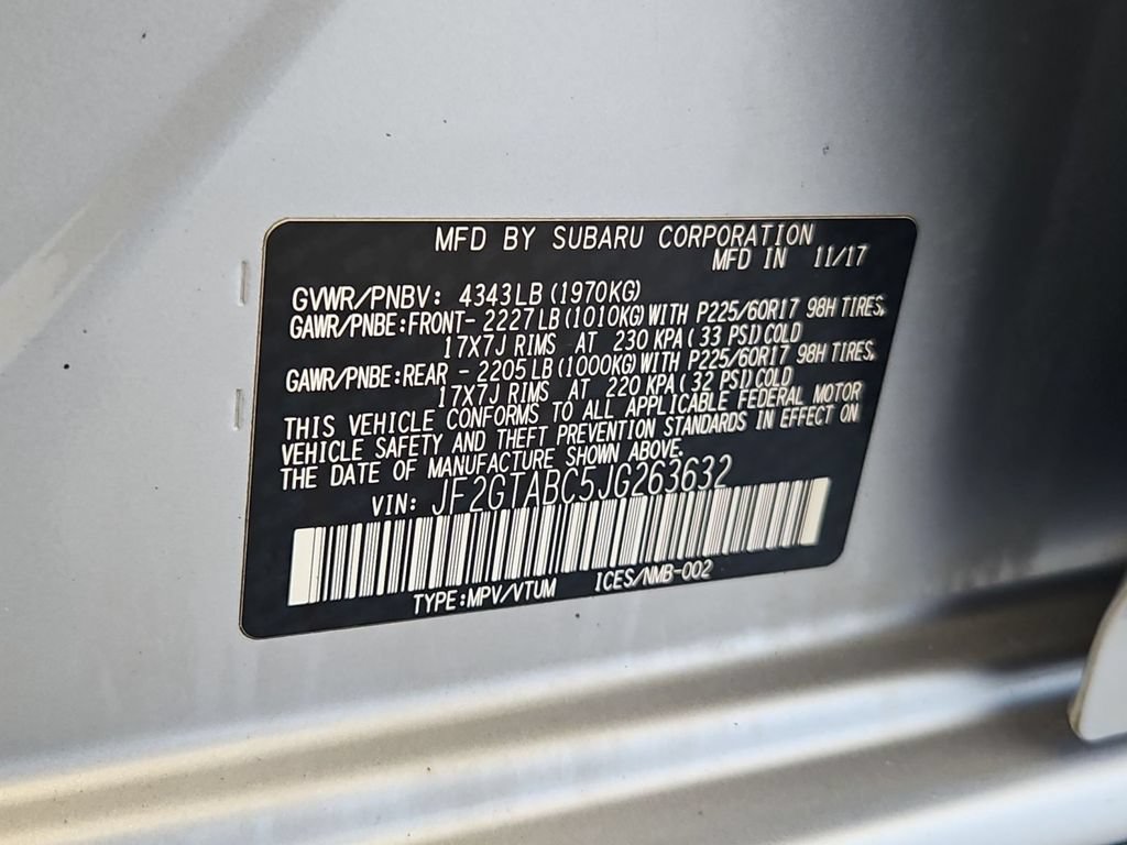 Used 2018 Subaru Crosstrek 2.0i Premium AWD/4WD image 32