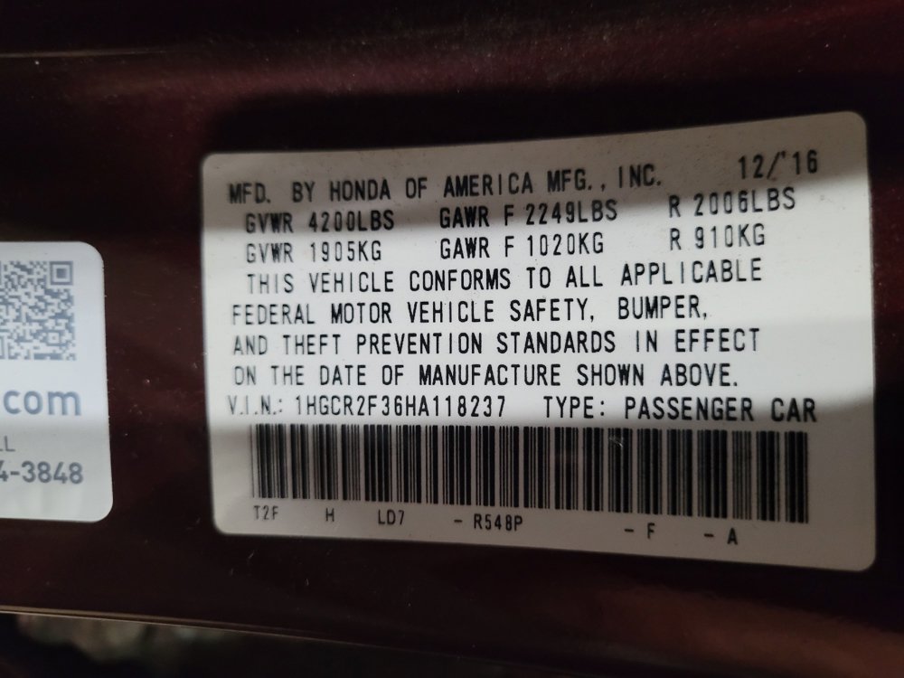 Used 2017 Honda Accord LX image 33