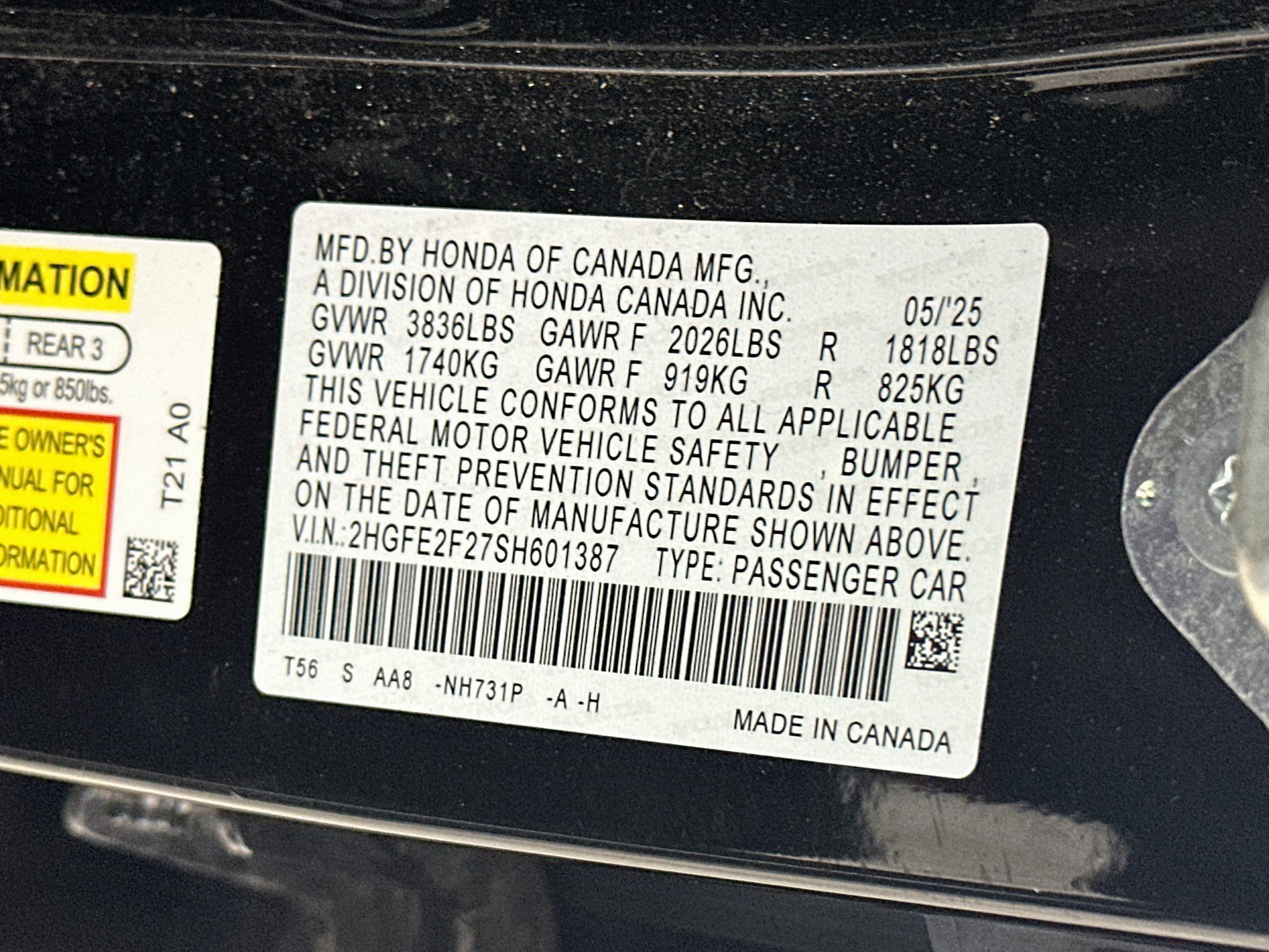 Used 2025 Honda Civic LX image 12