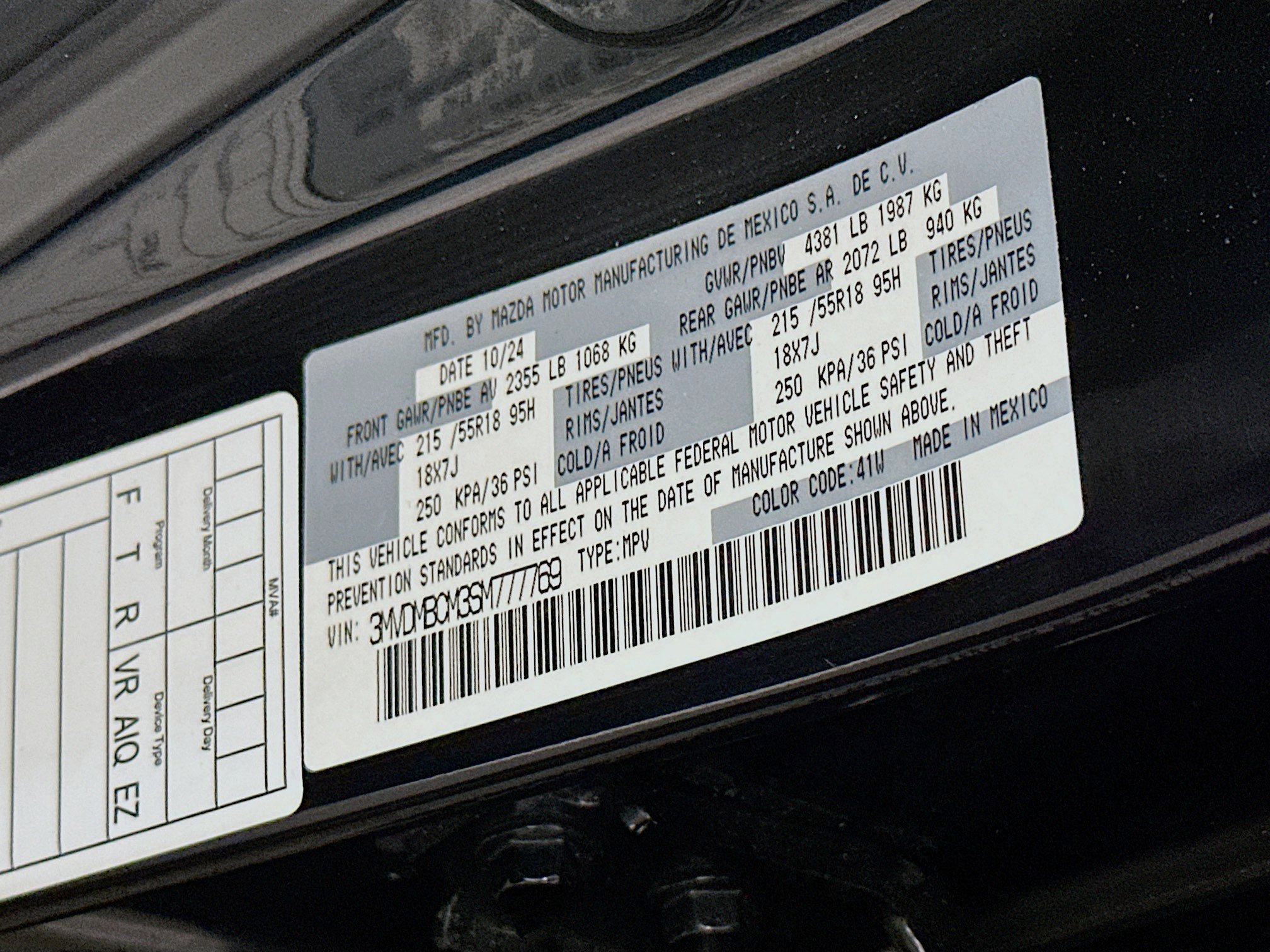 Used 2025 MAZDA CX-30 AWD 2.5 S w/ Preferred Package image 12