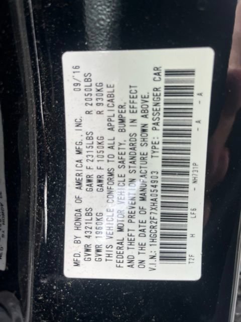 Used 2017 Honda Accord EX image 12