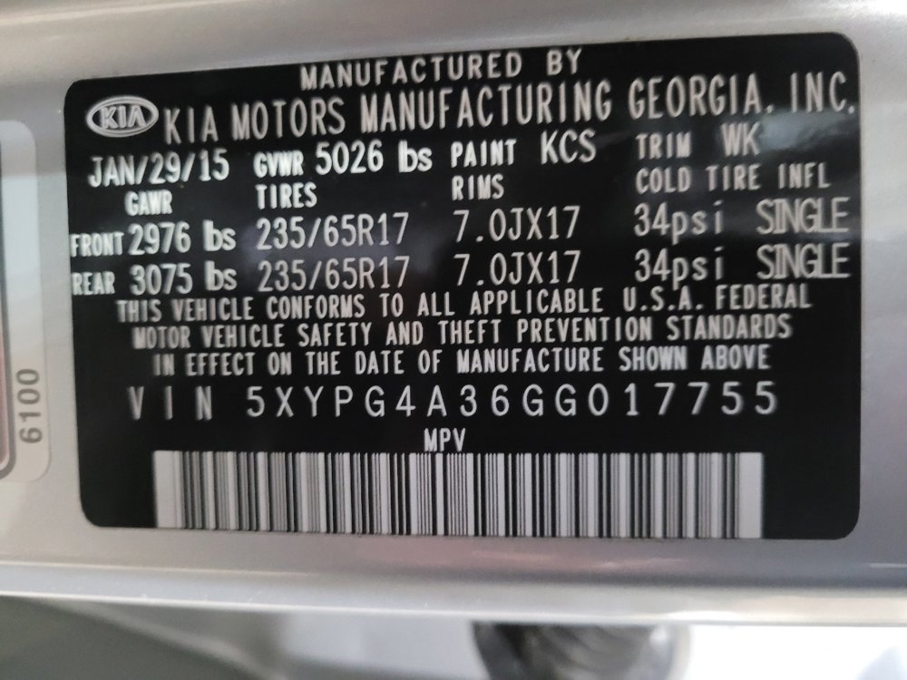 Used 2016 Kia Sorento LX image 33