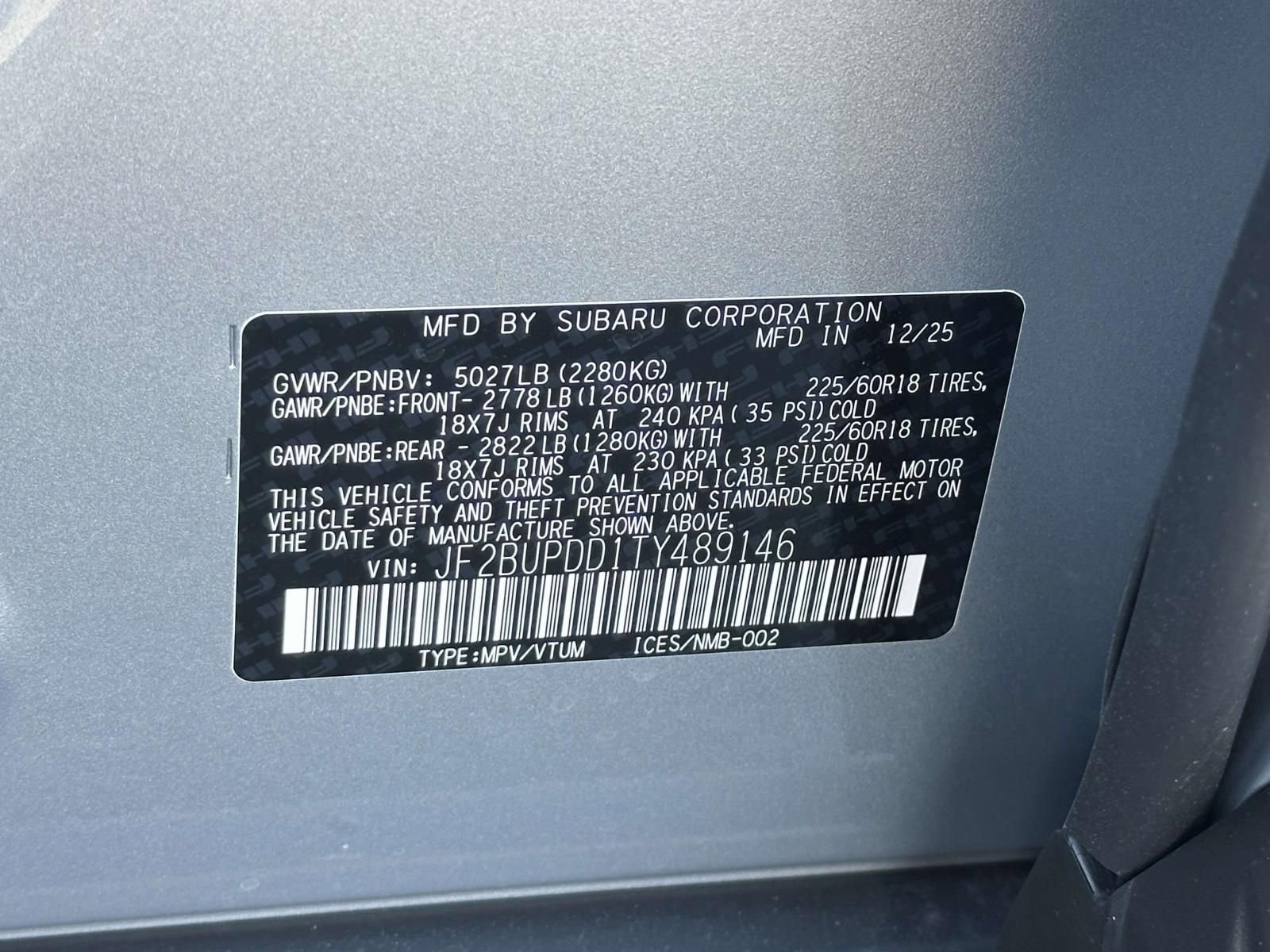 New 2026 Subaru Outback Limited image 15