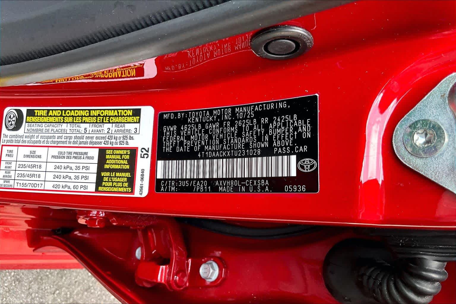Used 2026 Toyota Camry SE w/ Convenience Package FWD image 34
