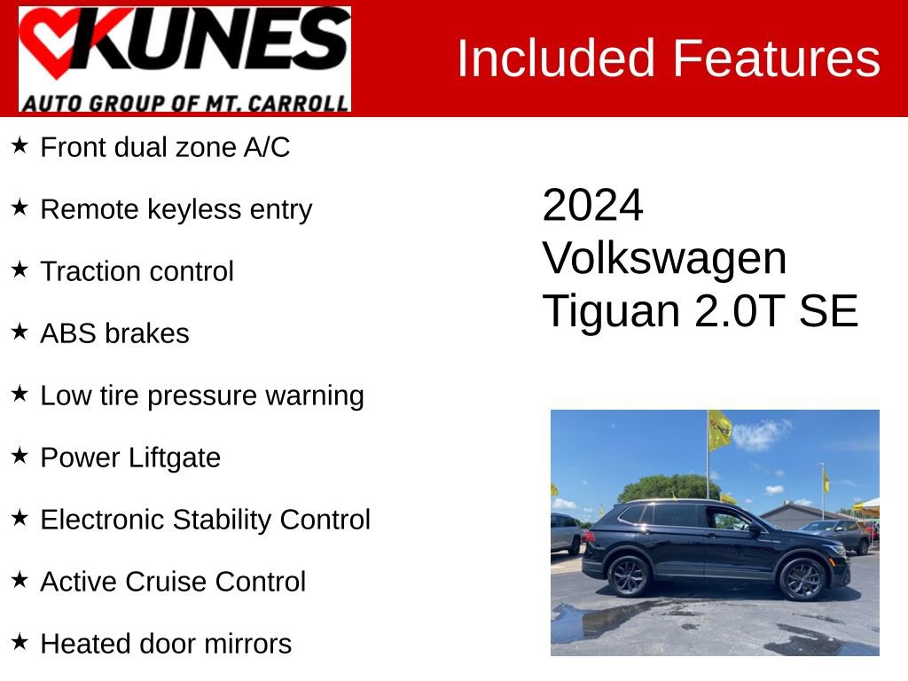 Used 2024 Volkswagen Tiguan SE image 3
