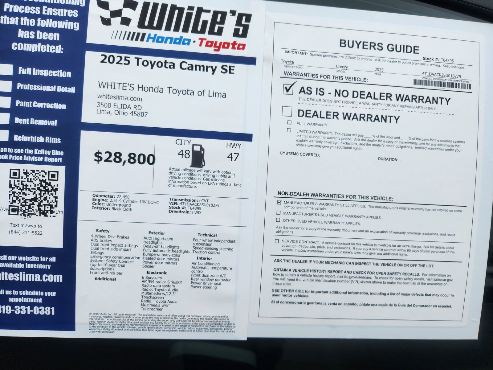 Used 2025 Toyota Camry SE image 12