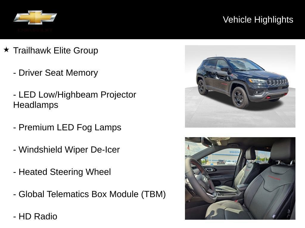 Used 2024 Jeep Compass Trailhawk w/ Trailhawk Elite Group AWD/4WD image 19