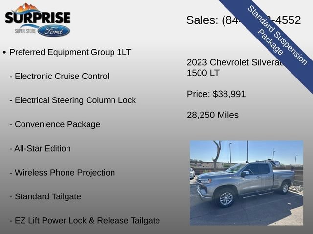 Used 2023 Chevrolet Silverado 1500 LT w/ Z71 Off-Road Package AWD/4WD image 15