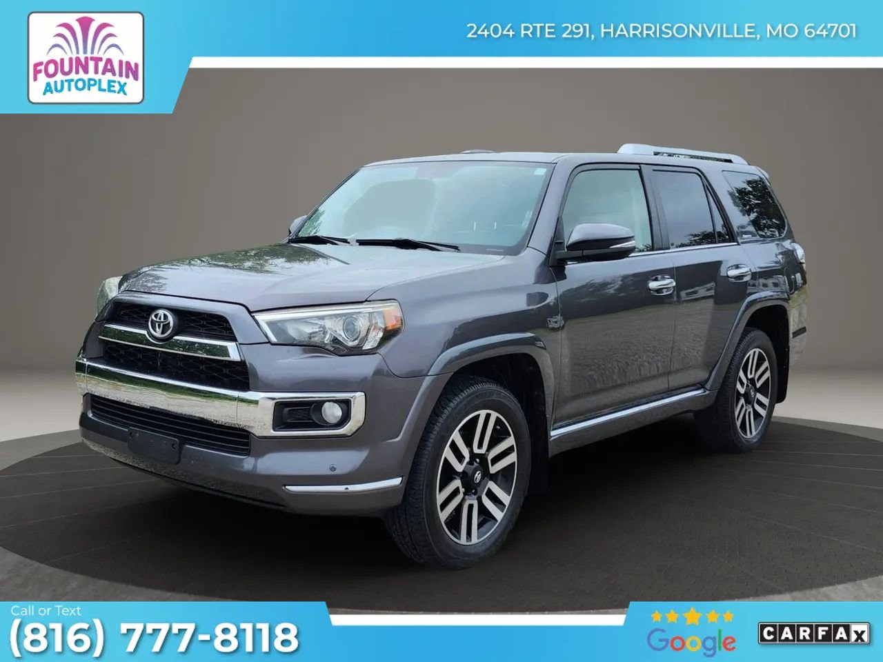 Used 2016 Toyota 4Runner Limited AWD/4WD image 1
