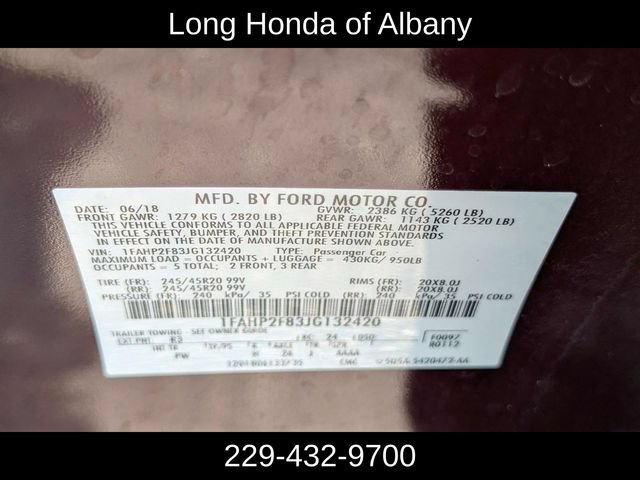 Used 2018 Ford Taurus Limited FWD image 21