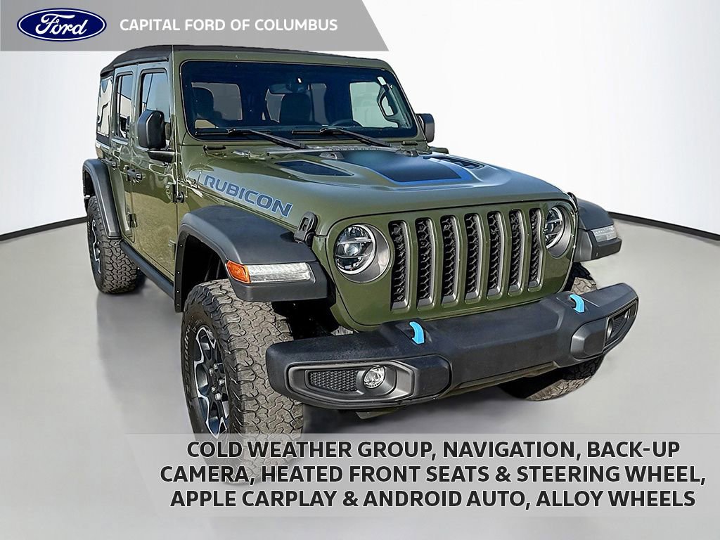 Used 2022 Jeep Wrangler Unlimited Rubicon 4xe w/ Cold Weather Group