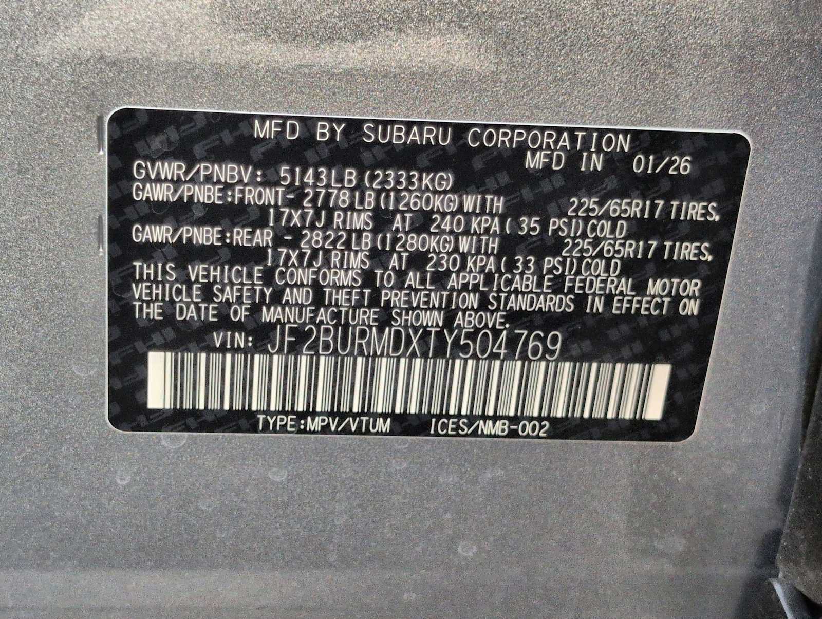 New 2026 Subaru Outback Wilderness AWD/4WD image 32