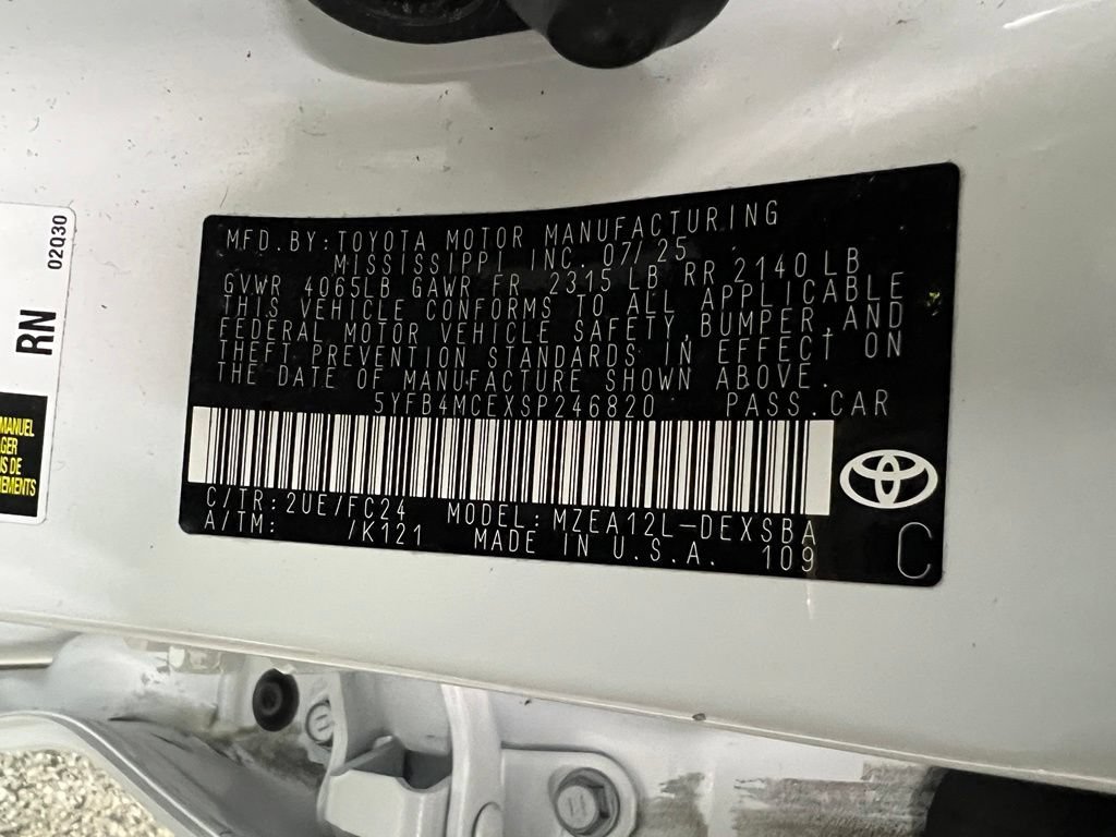 Certified 2025 Toyota Corolla FX w/ Convenience Package FWD image 40