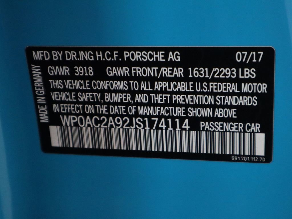 Used 2018 Porsche 911 GT3 image 65