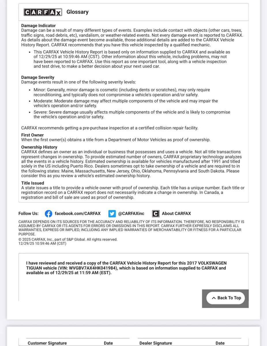 Used 2017 Volkswagen Tiguan S image 56