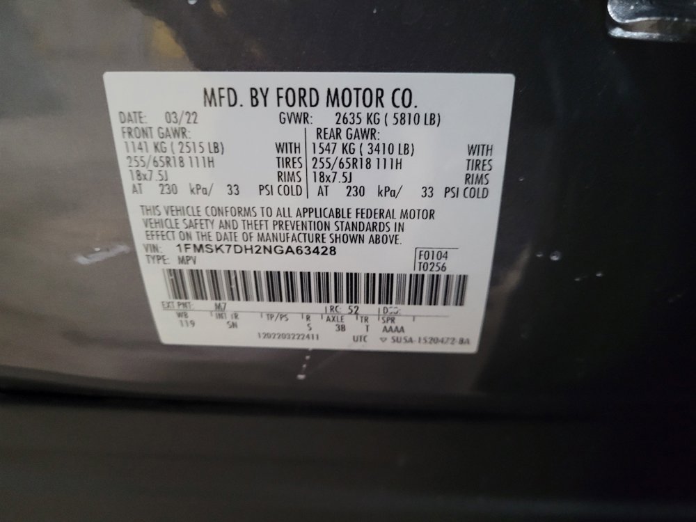 Used 2022 Ford Explorer XLT w/ Equipment Group 202A image 33