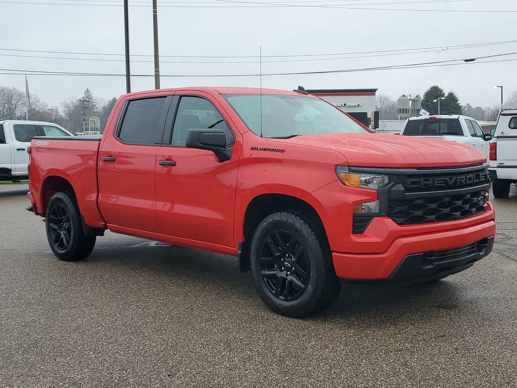 Used 2023 Chevrolet Silverado 1500 Custom w/ LPO, Dark Essentials Package AWD/4WD image 2