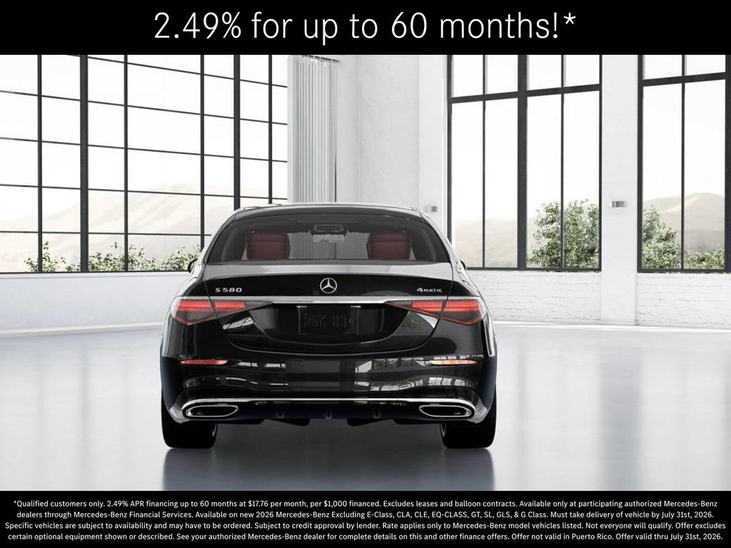 New 2026 Mercedes-Benz S 580 4MATIC Sedan image 25