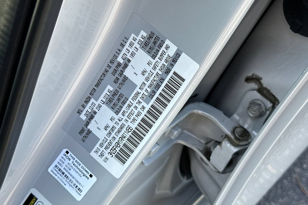 Certified 2024 MAZDA MAZDA3 s FWD image 31